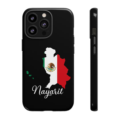 Nayarit Mexico Flag Map Phone Case | Mexican American Pride Tough Case for iPhone & Samsung