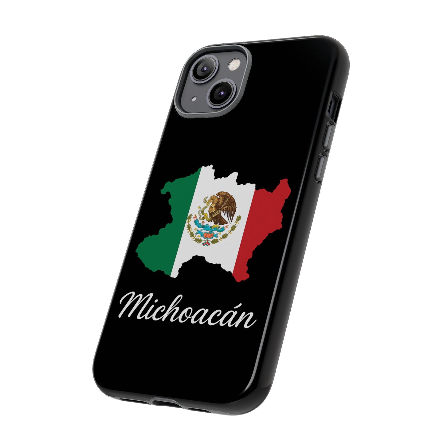 Michoacán Mexico Flag Map Phone Case | Mexican American Pride Tough Case for iPhone & Samsung