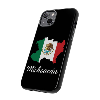 Michoacán Mexico Flag Map Phone Case | Mexican American Pride Tough Case for iPhone & Samsung