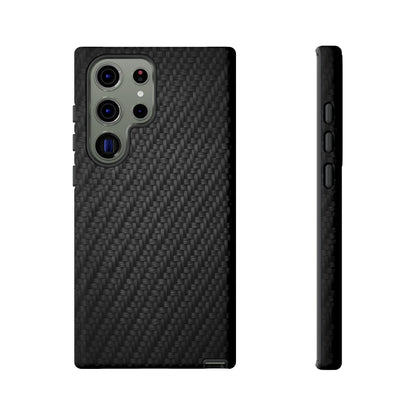 Carbon Fiber Inspired Phone Case – Rugged Slim Protective Tech Case for iPhone & Samsung