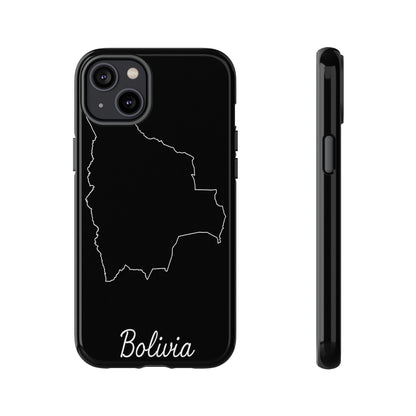 Bolivia Outline Phone Case – Minimal Country Map Tough Cover