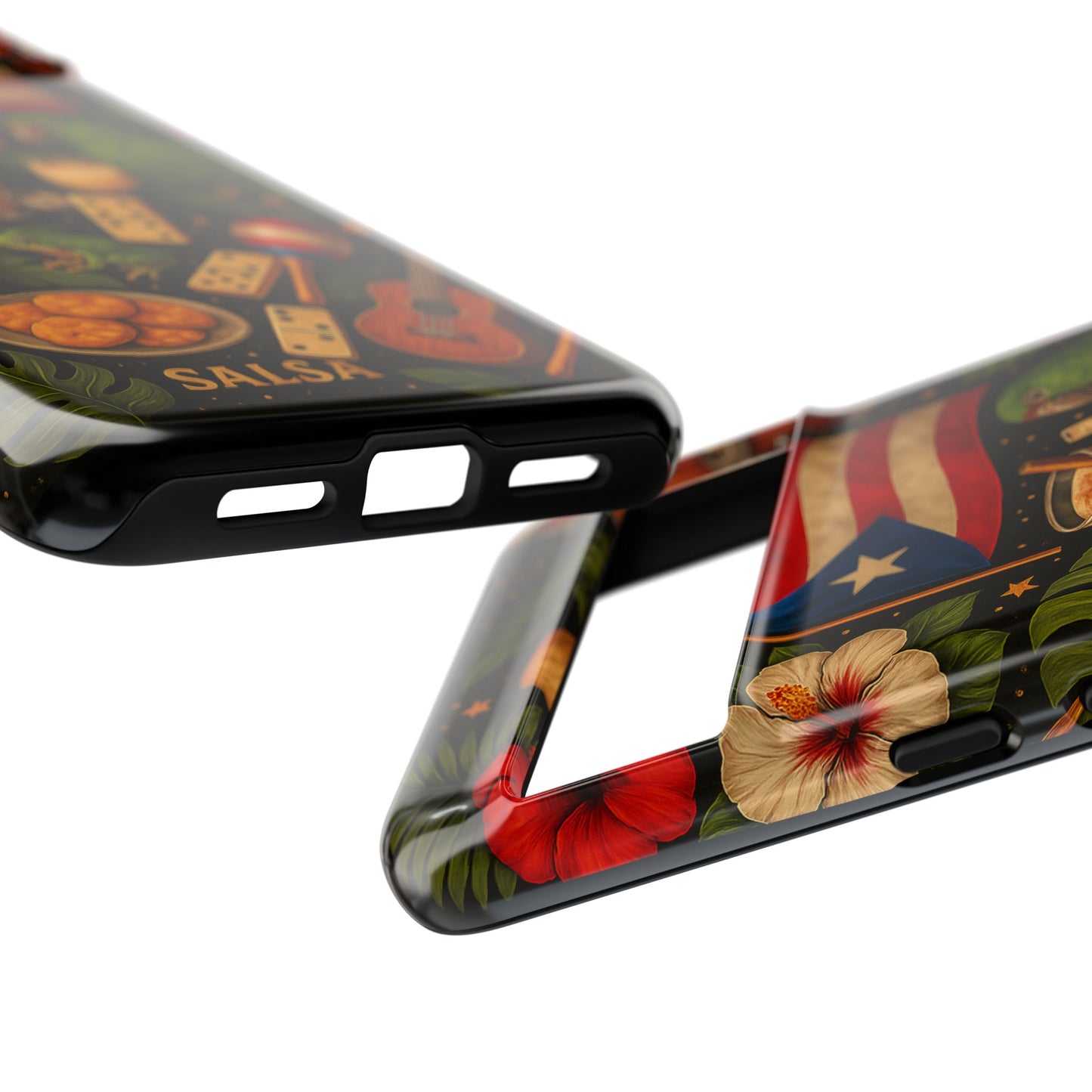 Puerto Rican Culture Phone Case | Boricua Icons Caribbean Aesthetic Tough Protective Case