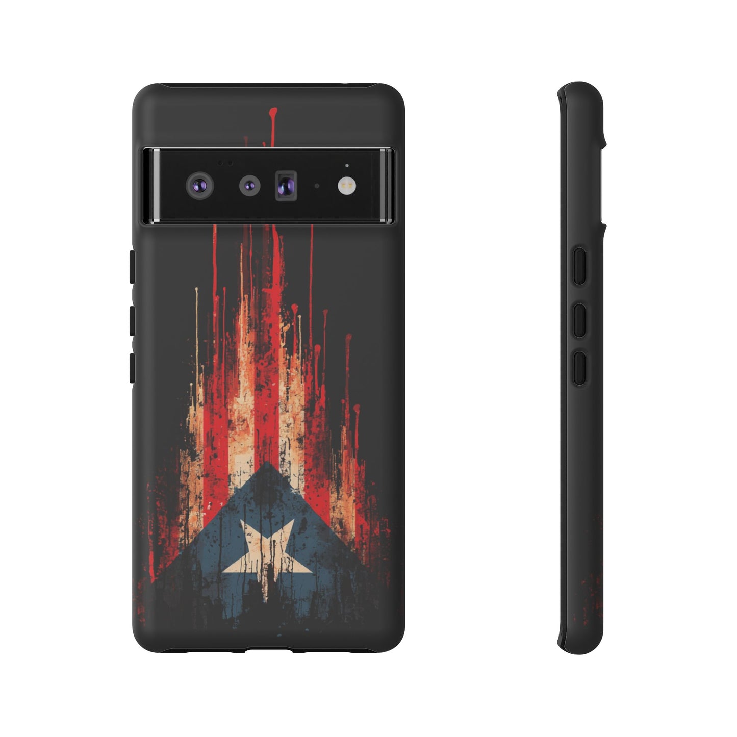 Puerto Rico Flag Phone Case | Distressed Puerto Rican Flag Tough Case | Boricua Pride Protective iPhone Samsung Cover