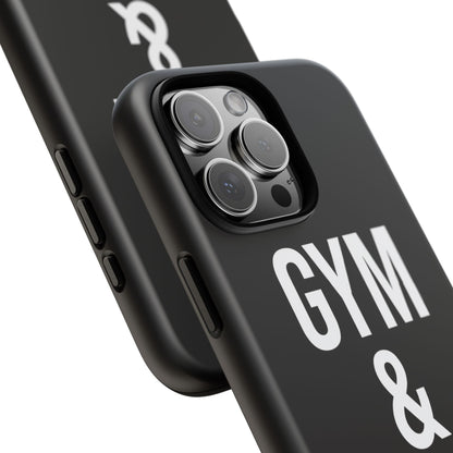 Gym & Jesus Phone Case Christian Faith Workout Gym Motivation Case