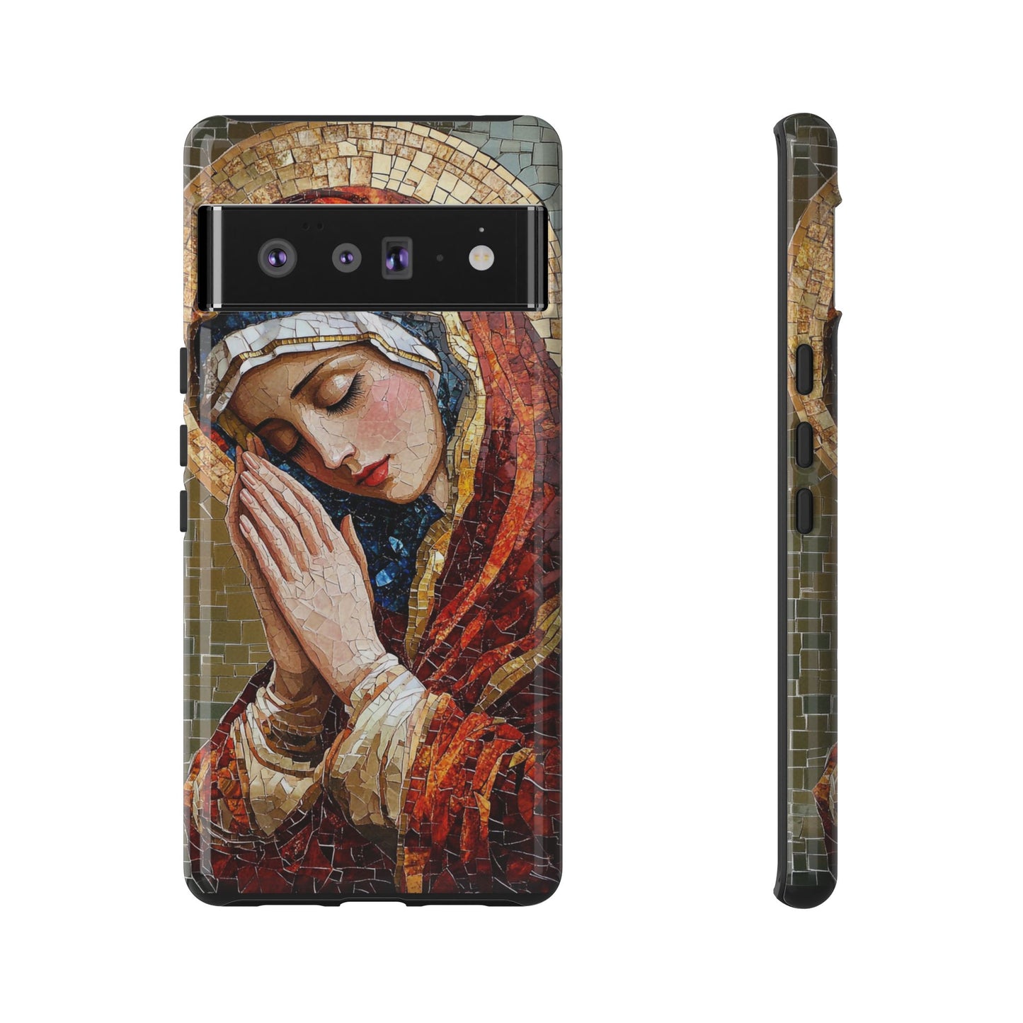 Virgin Mary Phone Case, Catholic Phone Case, Christian Aesthetic Case, Religious iPhone Case, Saint Art Case, Faith Gift