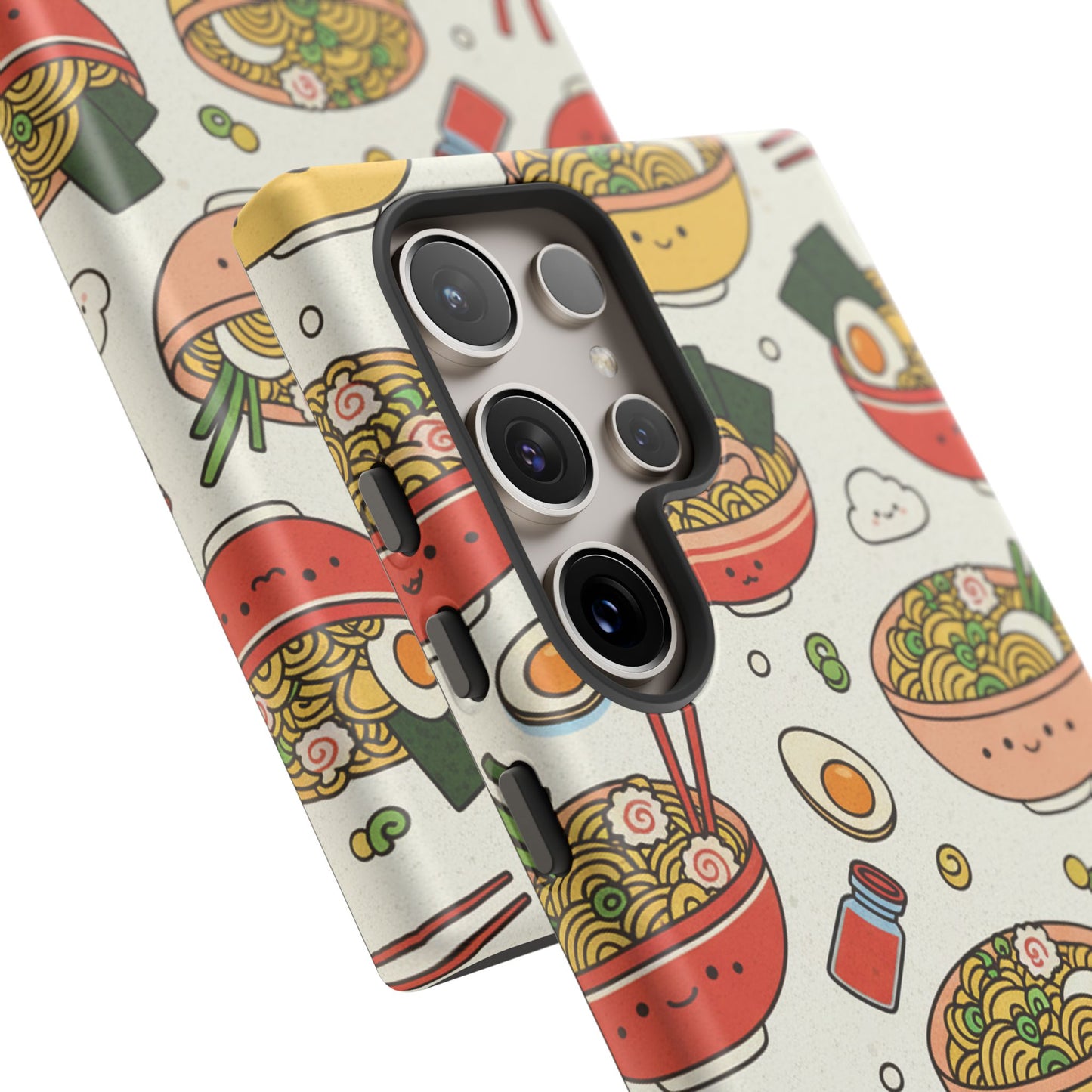 Kawaii Ramen Phone Case – Cute Japanese Food Pattern | Noodle Bowl Aesthetic Case