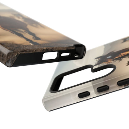 Running Horses Phone Case – Wild Mustang Herd Tough Case (iPhone, Samsung, Pixel)