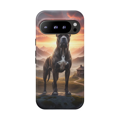 Cane Corso Phone Case – Guard Dog Sunset Tough Case (iPhone, Samsung, Pixel) | Dog Lover Gift