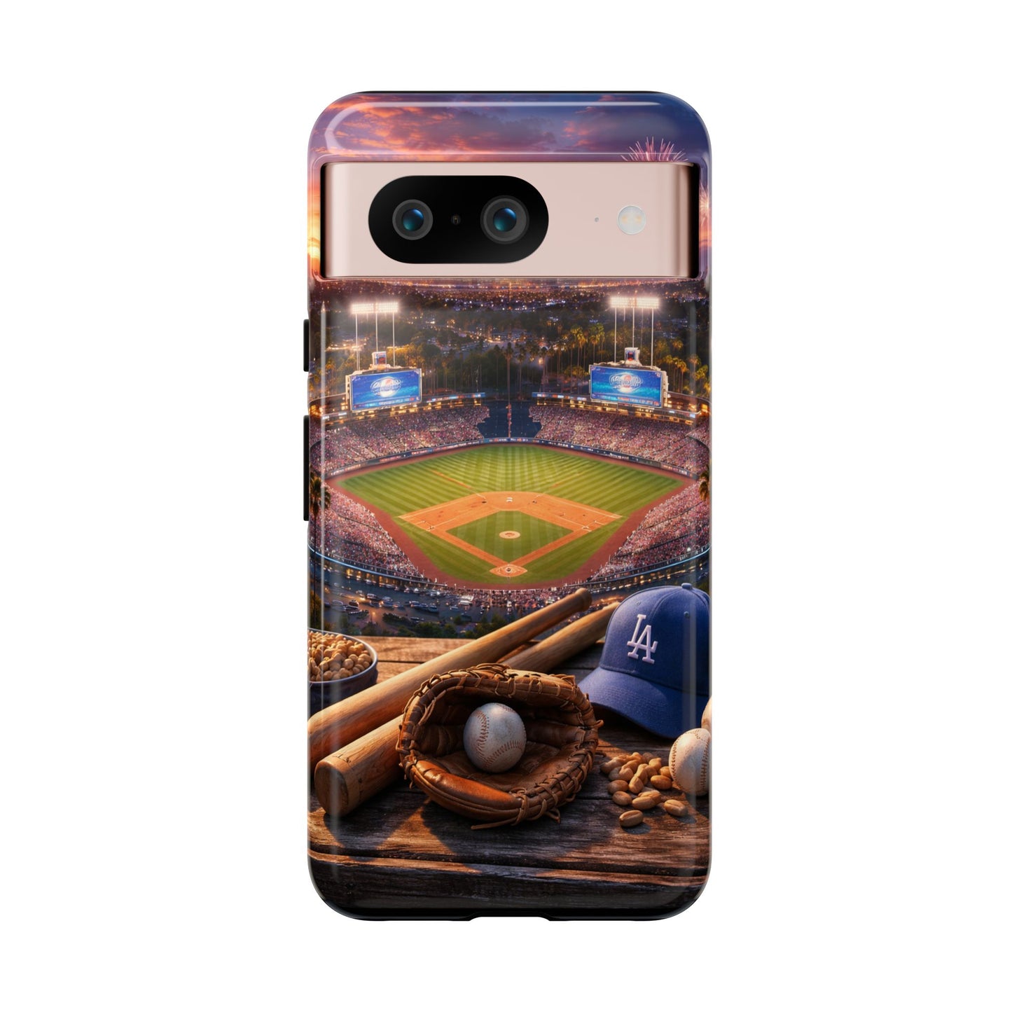 Baseball Sunset Stadium Phone Case LA Game Day Sports Aesthetic Case