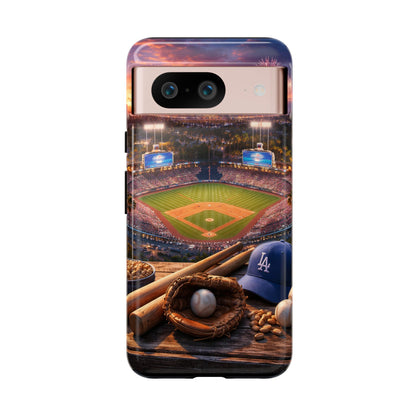 Baseball Sunset Stadium Phone Case LA Game Day Sports Aesthetic Case