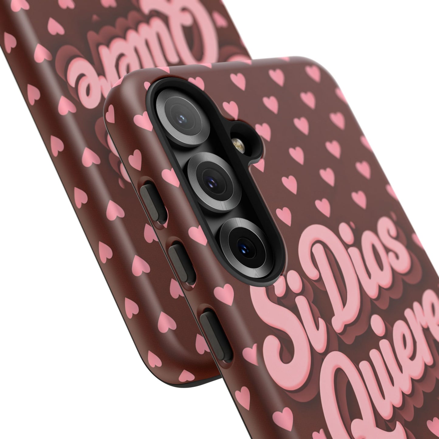 Si Dios Quiere Phone Case Latina Aesthetic Pink Hearts iPhone Samsung