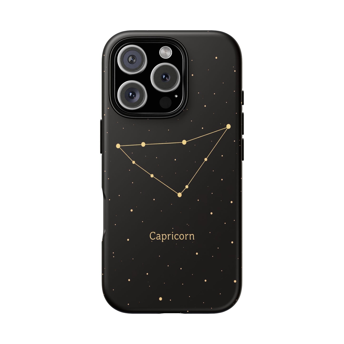 Capricorn Zodiac Constellation Phone Case – Luxe Gold Celestial Cover
