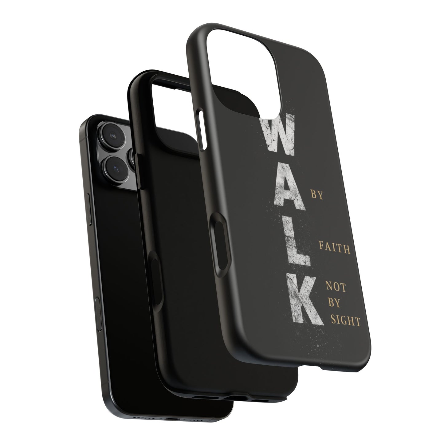 Walk by Faith Not by Sight Christian Phone Case Bible Verse Faith Cover