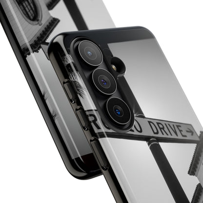 Rodeo Drive Phone Case | Los Angeles Aesthetic Black & White Photography | Luxury LA Street Tough Case for iPhone & Samsung