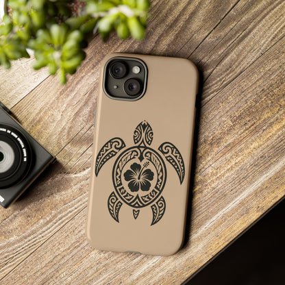 Polynesian Turtle Phone Case | Hawaiian Beach Tough Cover