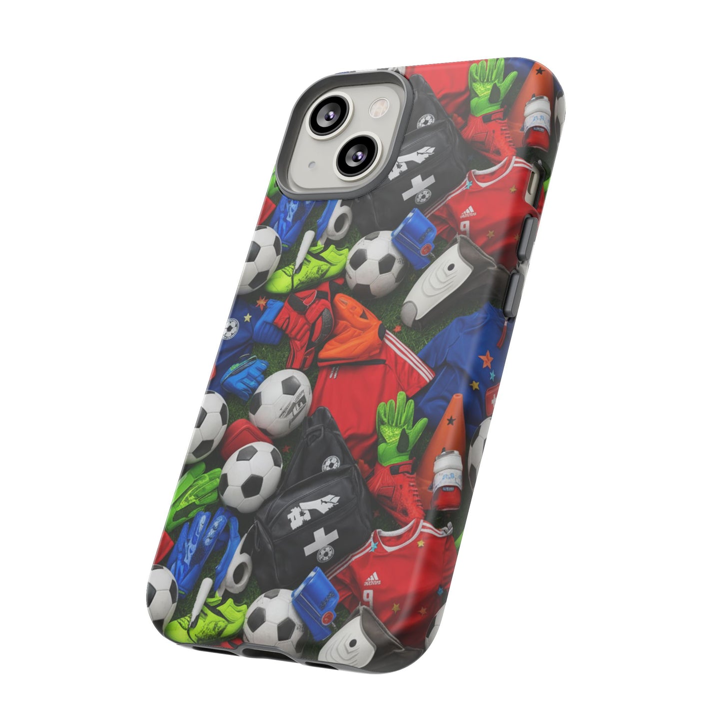 Soccer Ball Pattern Phone Case – Sports Fan Tough Protective Game Day Case