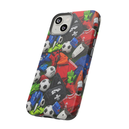 Soccer Ball Pattern Phone Case – Sports Fan Tough Protective Game Day Case