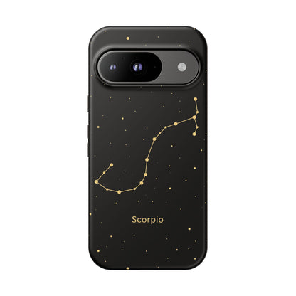 Scorpio Zodiac Constellation Phone Case – Luxe Gold Celestial Cover