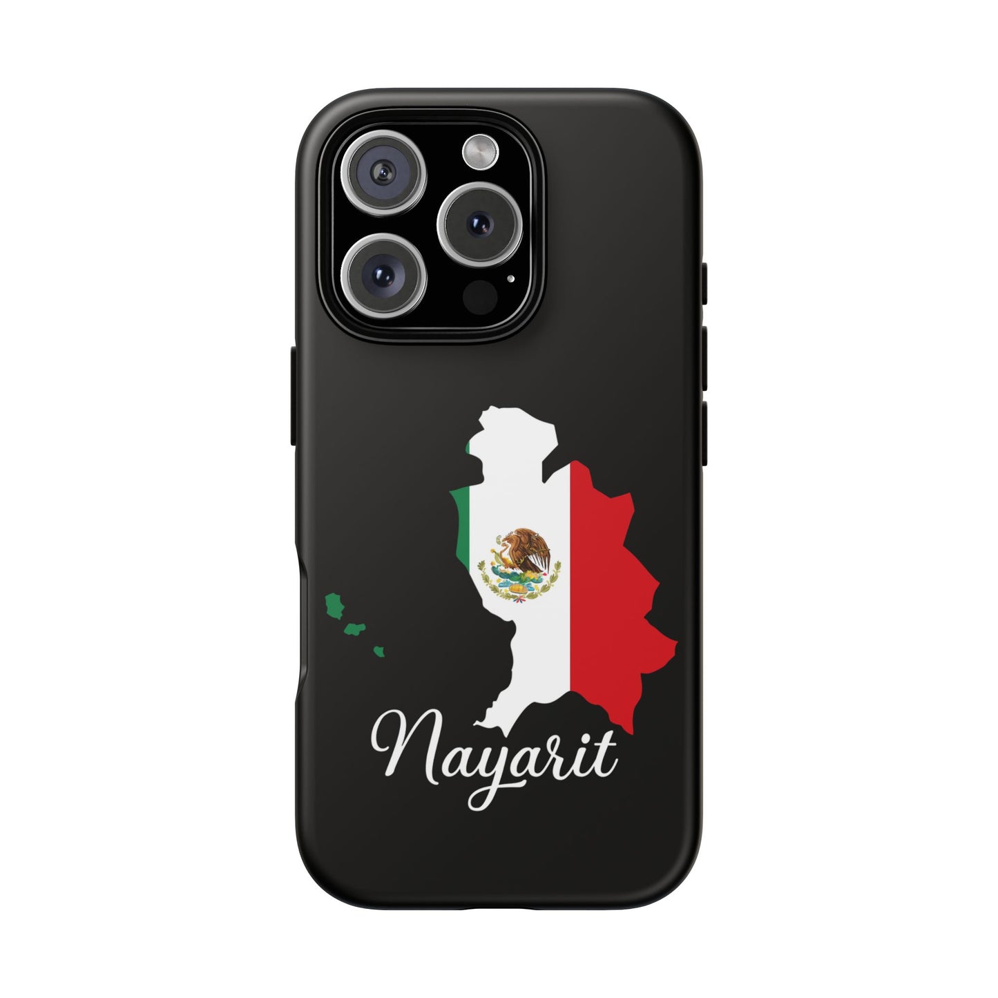 Nayarit Mexico Flag Map Phone Case | Mexican American Pride Tough Case for iPhone & Samsung