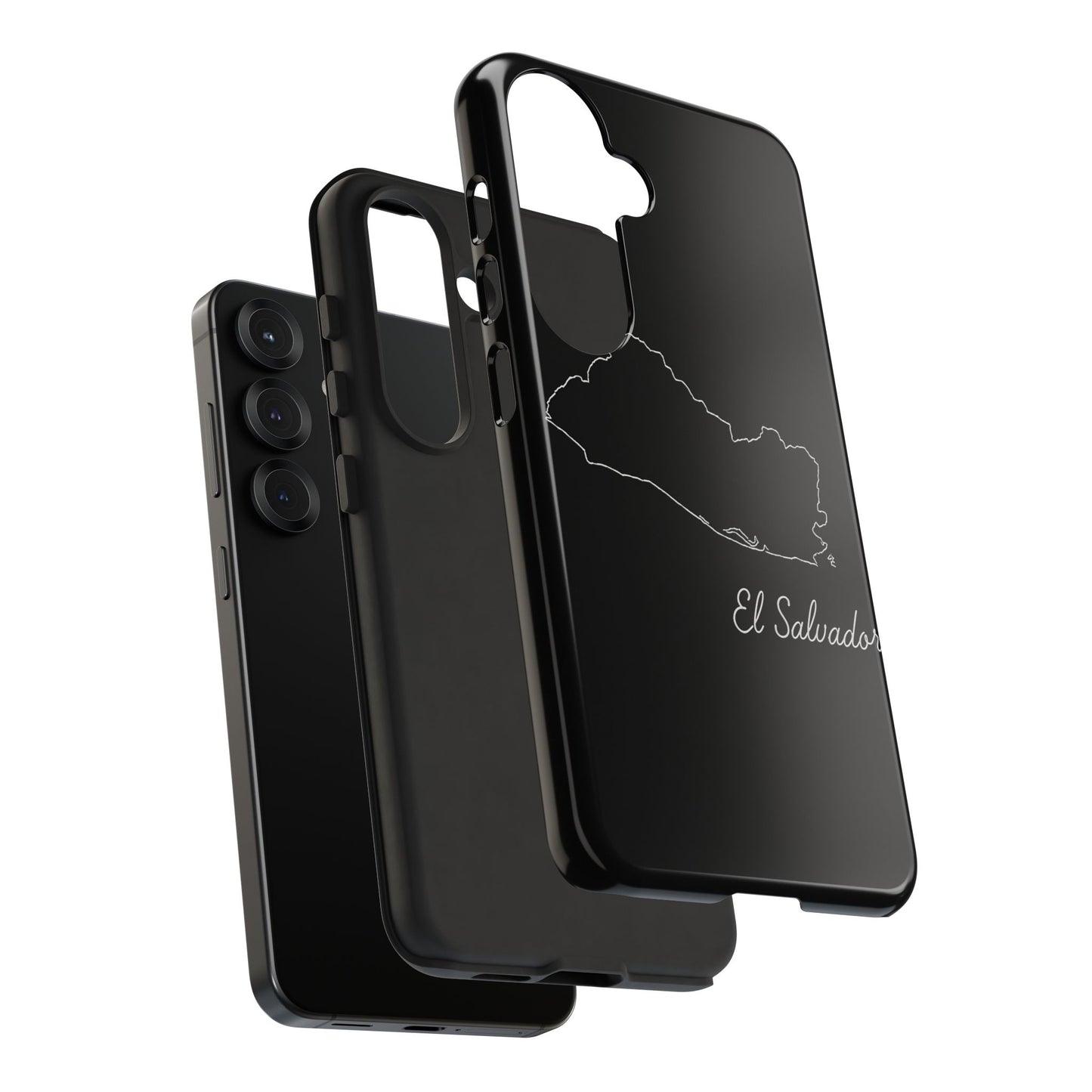 El Salvador Outline Phone Case – Minimal Country Map Tough Case (iPhone, Samsung, Pixel)