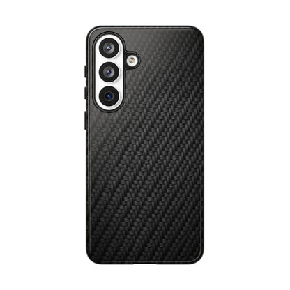 Carbon Fiber Inspired Phone Case – Rugged Slim Protective Tech Case for iPhone & Samsung