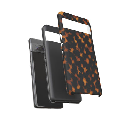 Tortoiseshell Phone Case – Brown Leopard Pattern Luxury Tough Protective Case