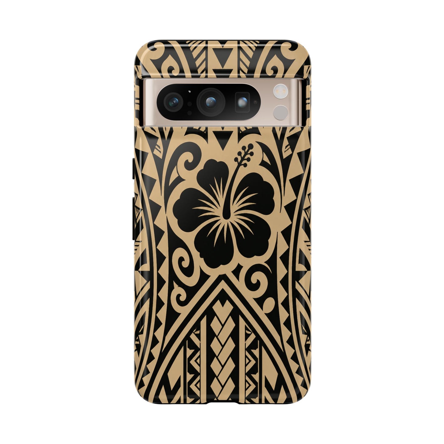 Polynesian Tribal Hawaiin Hibiscus Phone Case for iPhone Samsung Galaxy