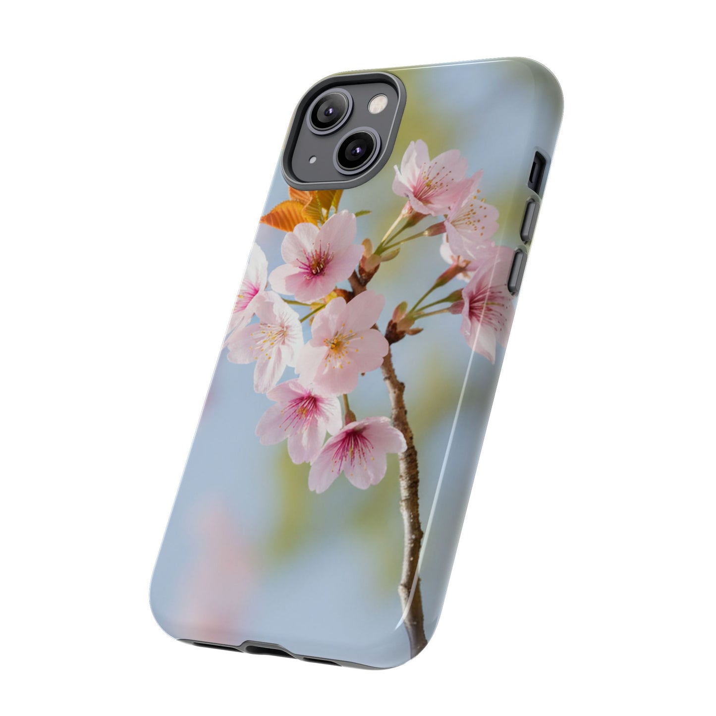 Cherry Blossom Phone Case – Pink Floral Tough Case (iPhone, Samsung Galaxy, Pixel)