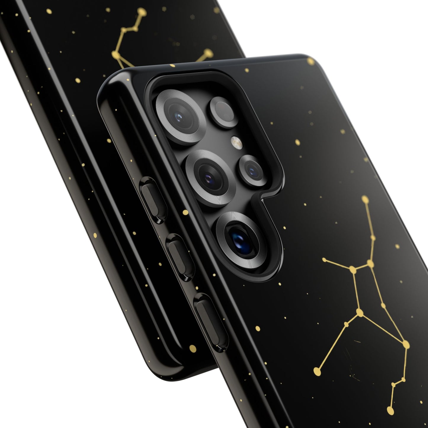 Virgo Zodiac Constellation Phone Case – Luxe Gold Celestial Cover