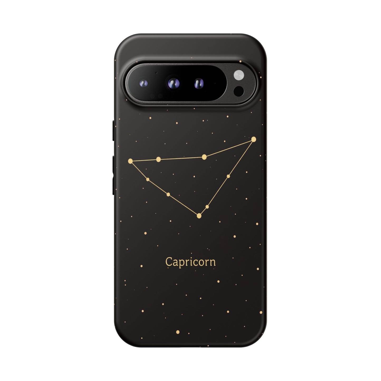 Capricorn Zodiac Constellation Phone Case – Luxe Gold Celestial Cover