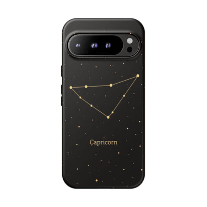 Capricorn Zodiac Constellation Phone Case – Luxe Gold Celestial Cover
