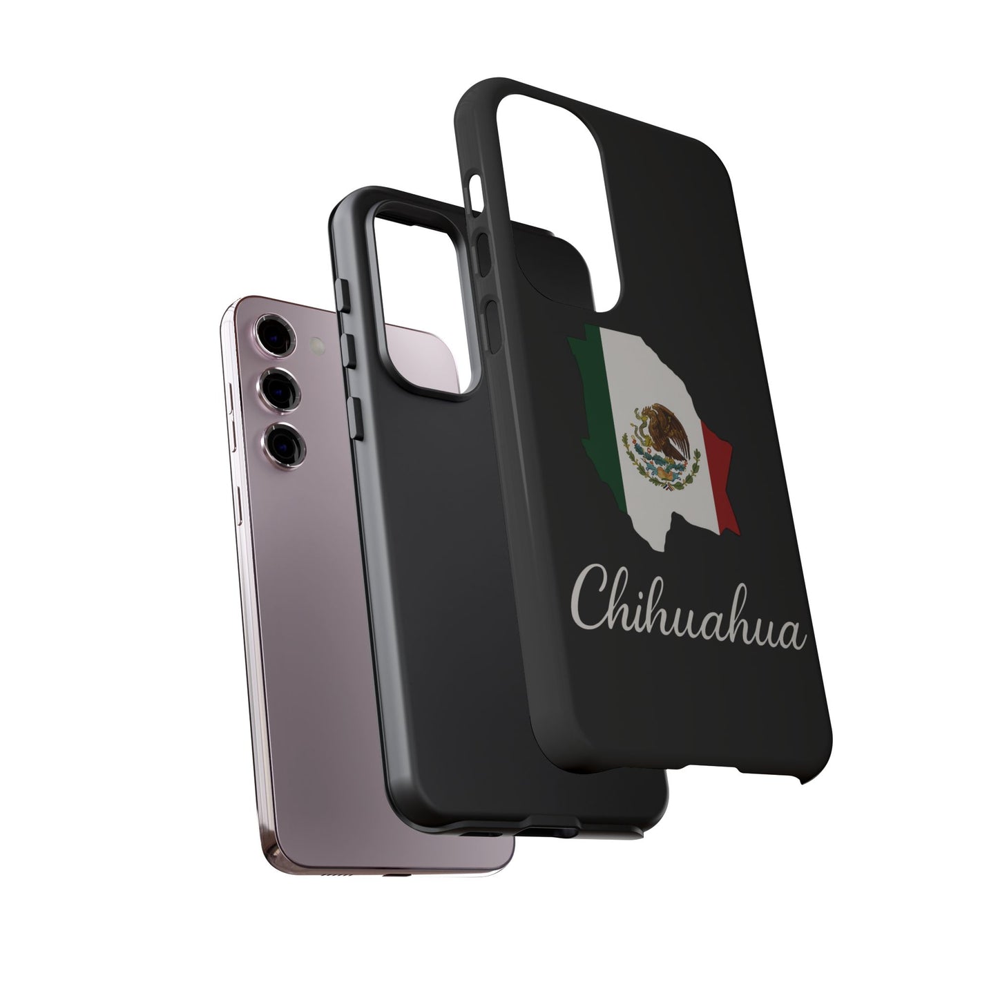 Chihuahua Mexico Flag Map Phone Case | Mexican American Pride Tough Case for iPhone & Samsung