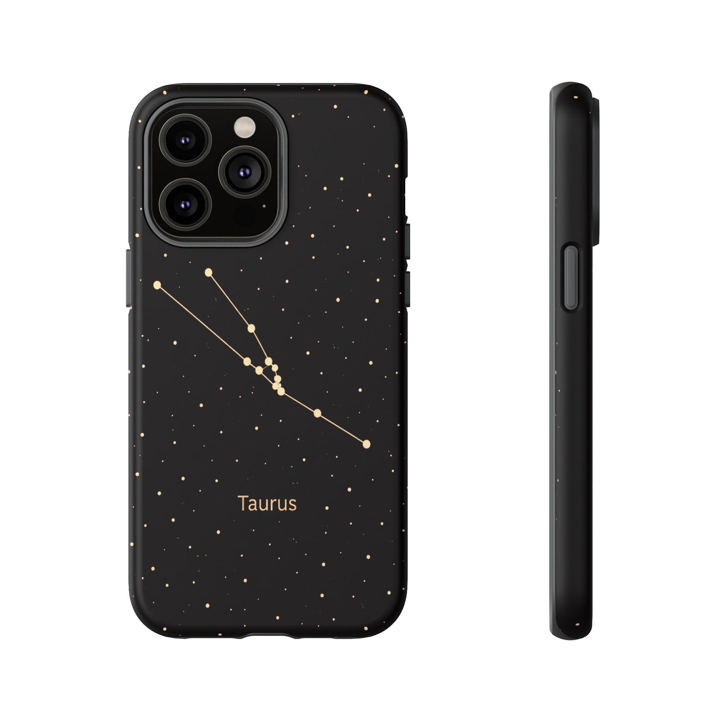 Taurus Zodiac Constellation Phone Case – Luxe Gold Celestial Cover