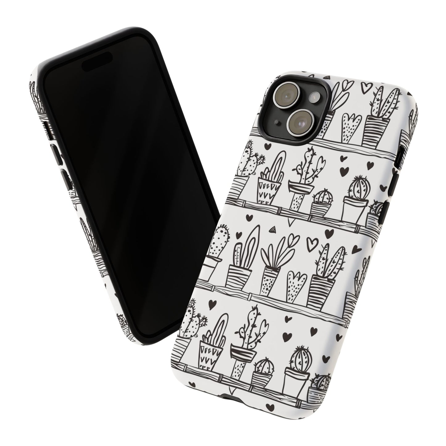Cactus Succulent Phone Case Cute Plant Aesthetic iPhone Samsung Cover