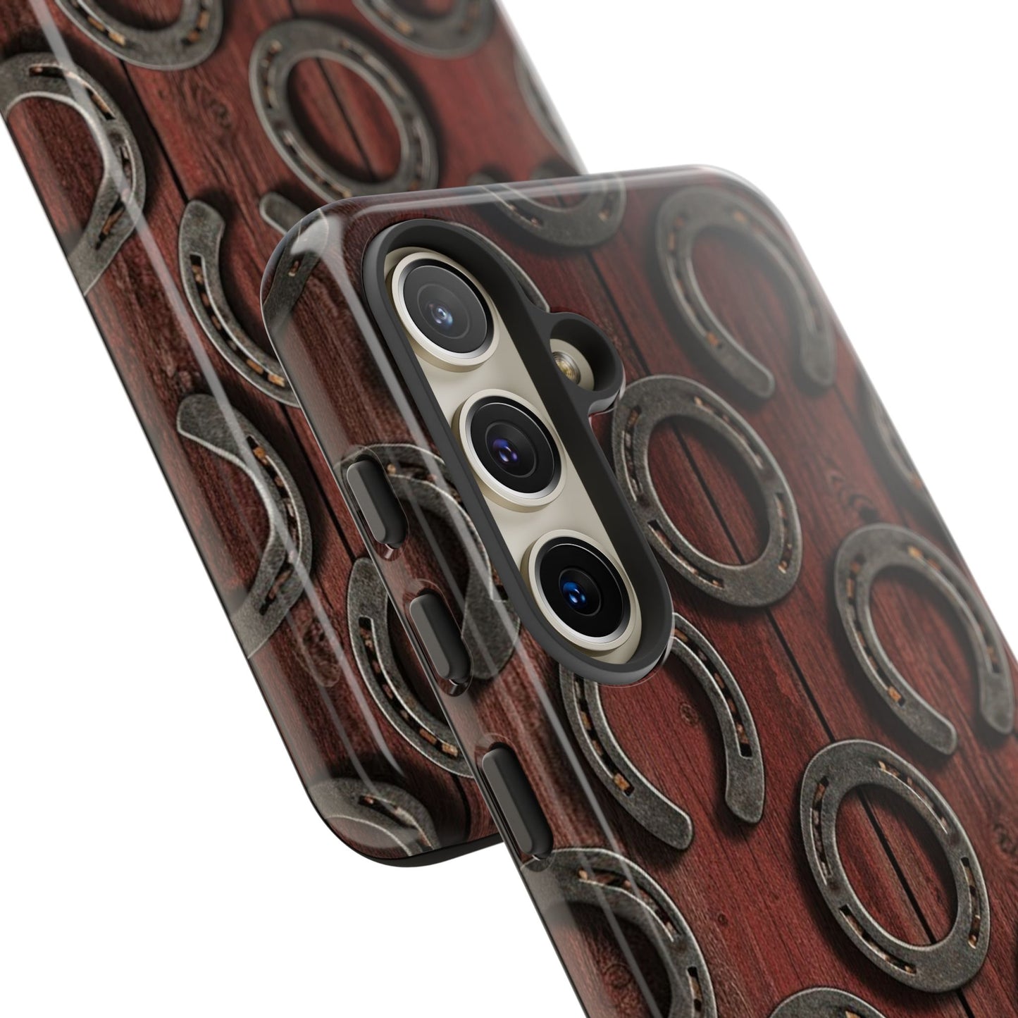 Rustic Horseshoe Western Phone Case – Cowboy Country Ranch Tough Case