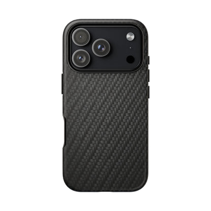 Carbon Fiber Inspired Phone Case – Rugged Slim Protective Tech Case for iPhone & Samsung