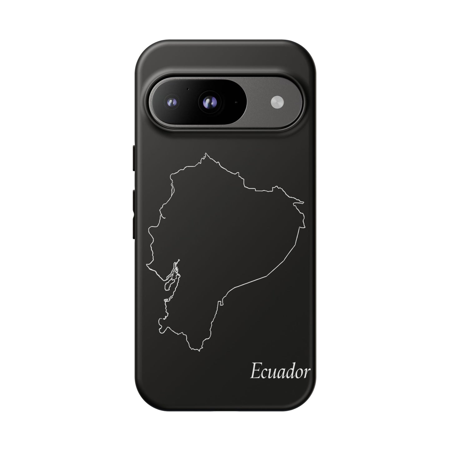 Ecuador Outline Phone Case – Minimal Country Map Tough Case (iPhone, Samsung, Pixel)