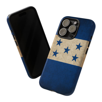 Honduras Flag Phone Case | Vintage Honduran Flag iPhone & Samsung Tough Protective Case