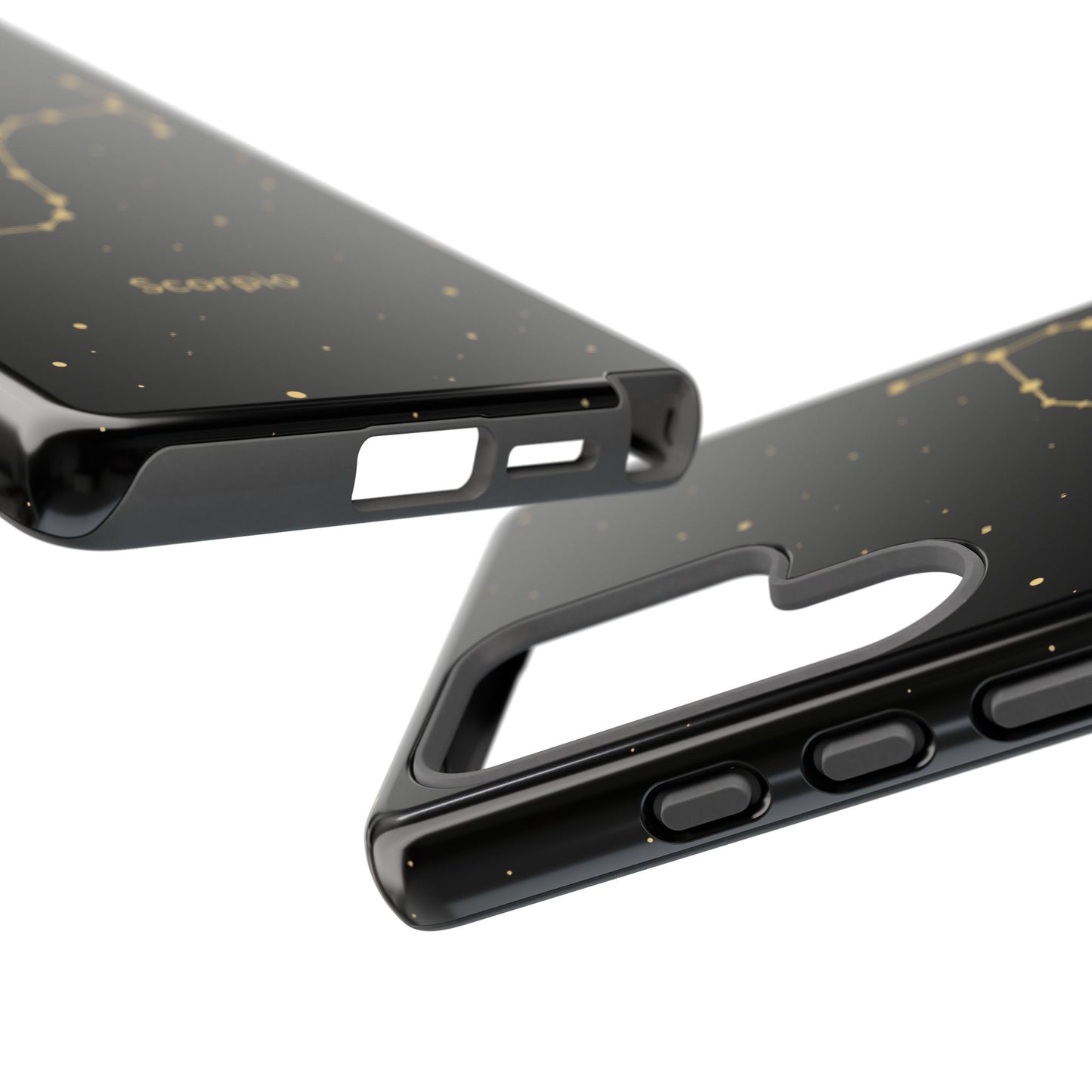 Scorpio Zodiac Constellation Phone Case – Luxe Gold Celestial Cover
