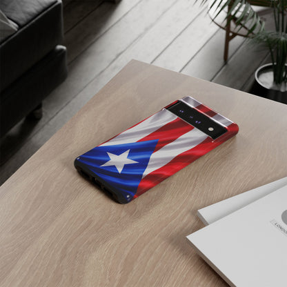 Puerto Rico Flag Phone Case | Boricua Pride Tough Case | Puerto Rican Flag Protective Cover for iPhone & Samsung