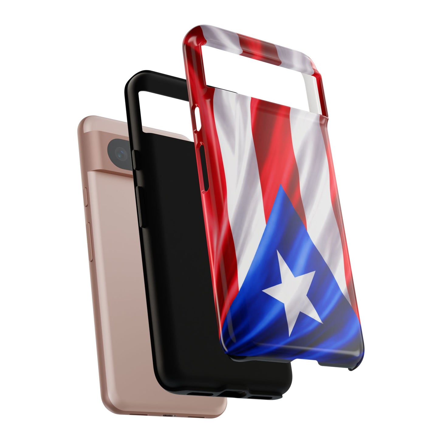Puerto Rico Flag Phone Case | Boricua Pride Tough Case | Puerto Rican Flag Protective Cover for iPhone & Samsung