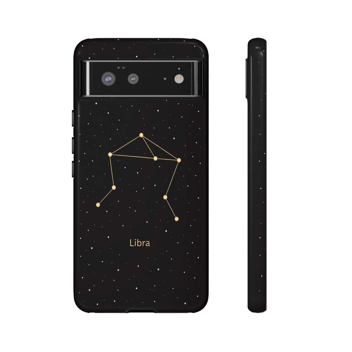 Libra Zodiac Constellation Phone Case – Luxe Gold Celestial Cover