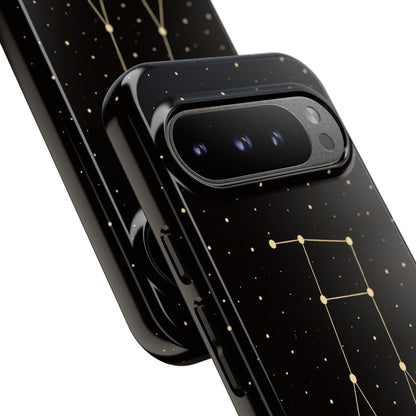 Gemini Zodiac Constellation Phone Case – Luxe Gold Celestial Cover