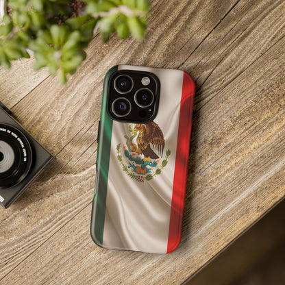 Mexico Flag Phone Case | Mexican Pride iPhone & Samsung Case | Tricolor Aesthetic Tough Protective Cover