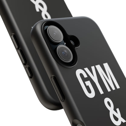 Gym & Jesus Phone Case Christian Faith Workout Gym Motivation Case