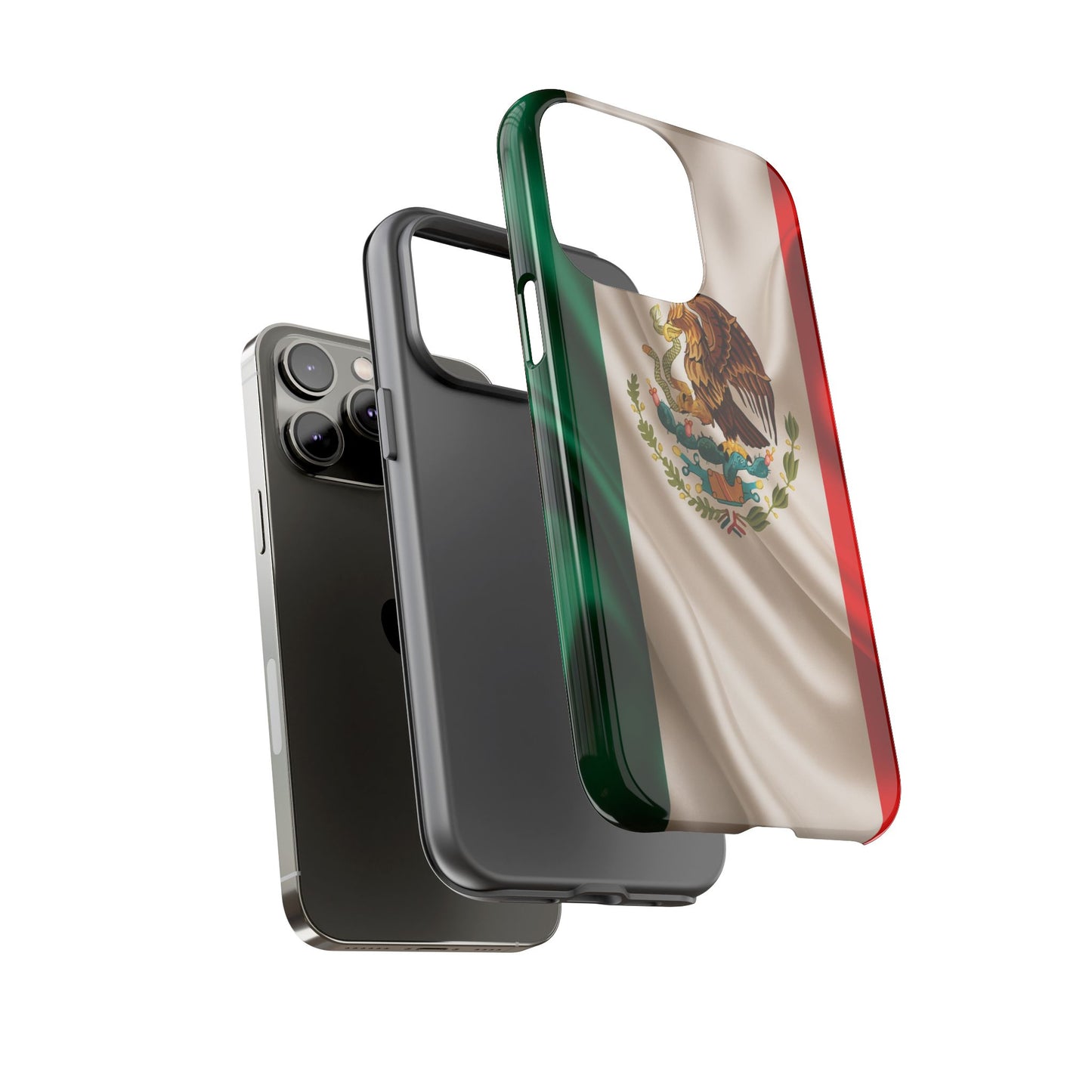 Mexico Flag Phone Case | Mexican Pride iPhone & Samsung Case | Tricolor Aesthetic Tough Protective Cover