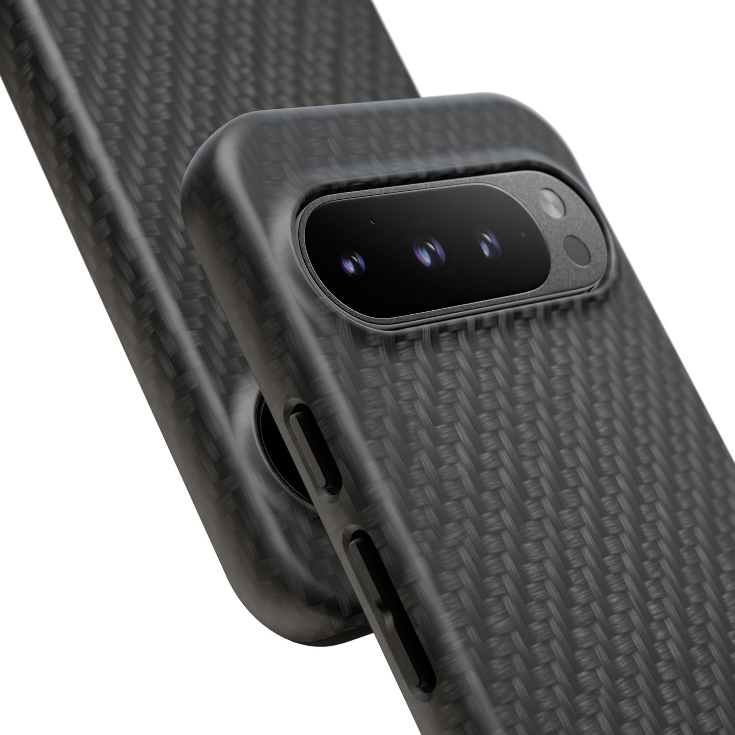 Carbon Fiber Inspired Phone Case – Rugged Slim Protective Tech Case for iPhone & Samsung