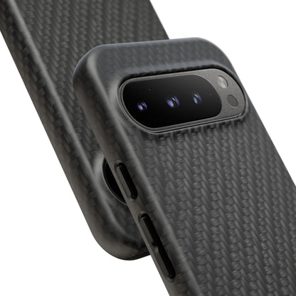 Carbon Fiber Inspired Phone Case – Rugged Slim Protective Tech Case for iPhone & Samsung