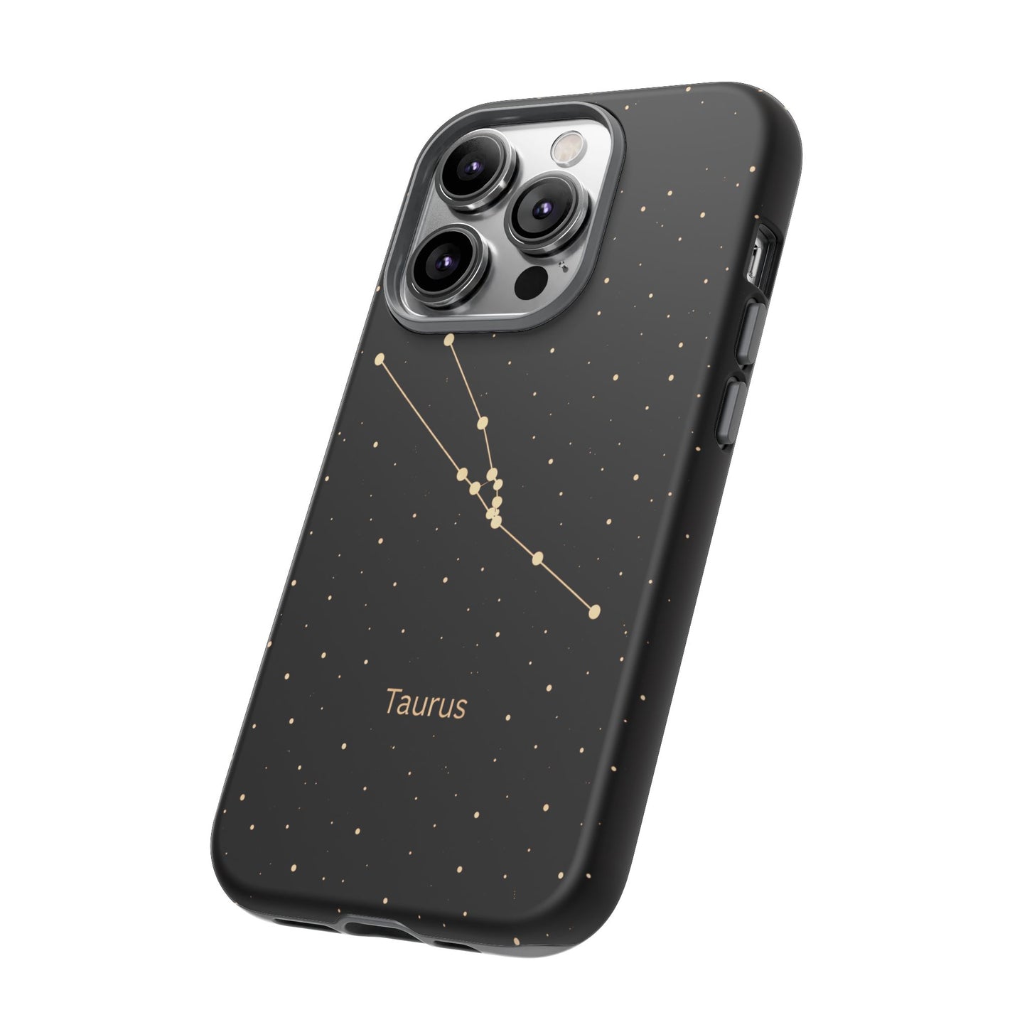 Taurus Zodiac Constellation Phone Case – Luxe Gold Celestial Cover