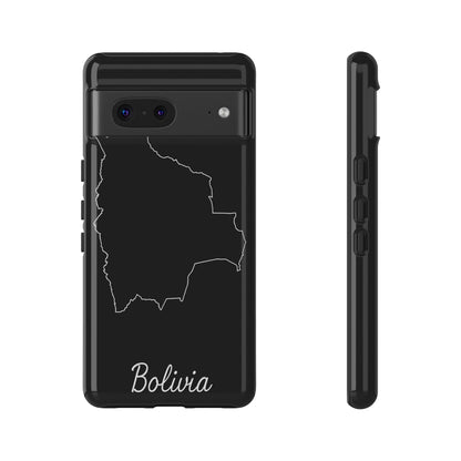 Bolivia Outline Phone Case – Minimal Country Map Tough Cover